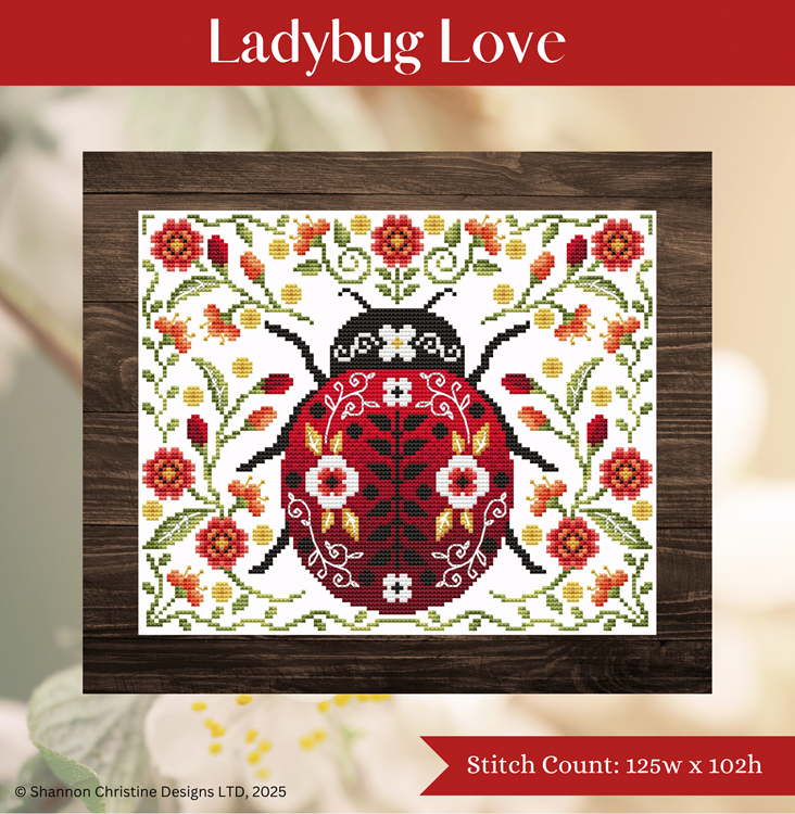Ladybug Love — Shannon Christine Designs Cross Stitch Patterns